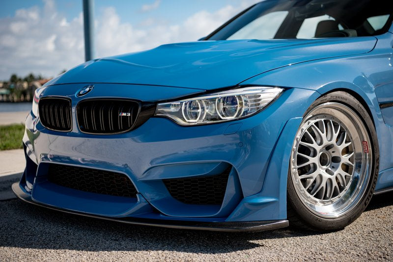 Laptorr Style Carbon Fiber Front Lip - BMW F80 M3 & F82 / F83 M4